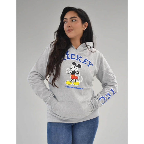 Sudadera Algodón Disney Mickey TEC Gris